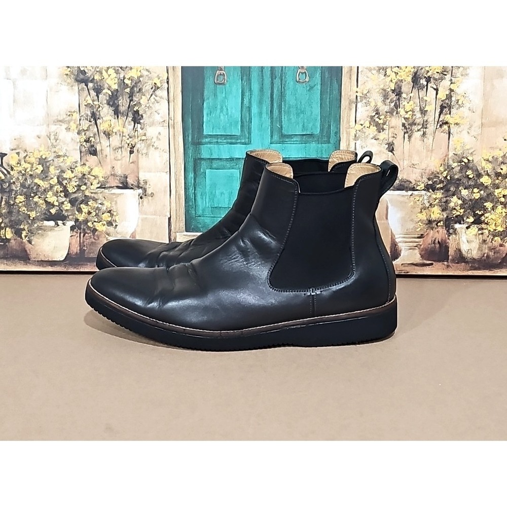 Cole Haan Grand OS Men's Size 11.5 M Black Leather Vibram Boots C13106